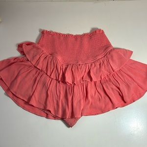 Coral colored skirt
